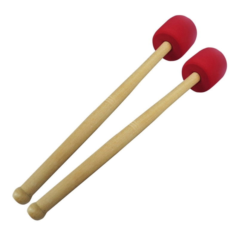 11UE Drum Mallet with Foams Head Percussions for Marchings Band Snares Drum