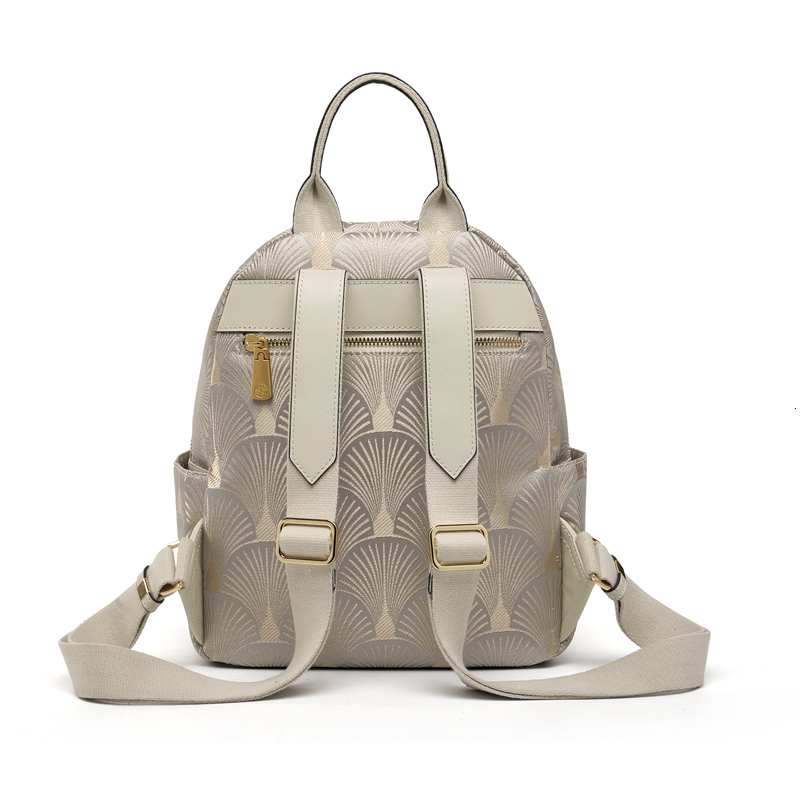 Cow Chinese Style Genuine Leather Backpack Summer Hot Women's New Fashion Large Travel Bag Designer Business Need #St392 BagVoyage