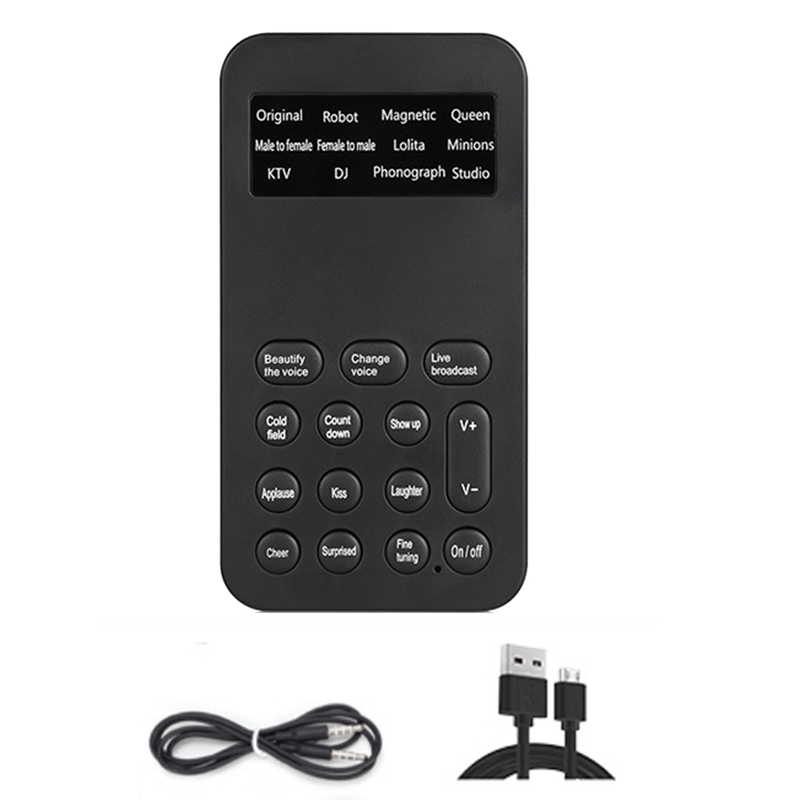S9 Changer 12 Changing Modulator With Adjustable Voice Functions Phone Computer Sound Card Mic Tool, Easy To Use
