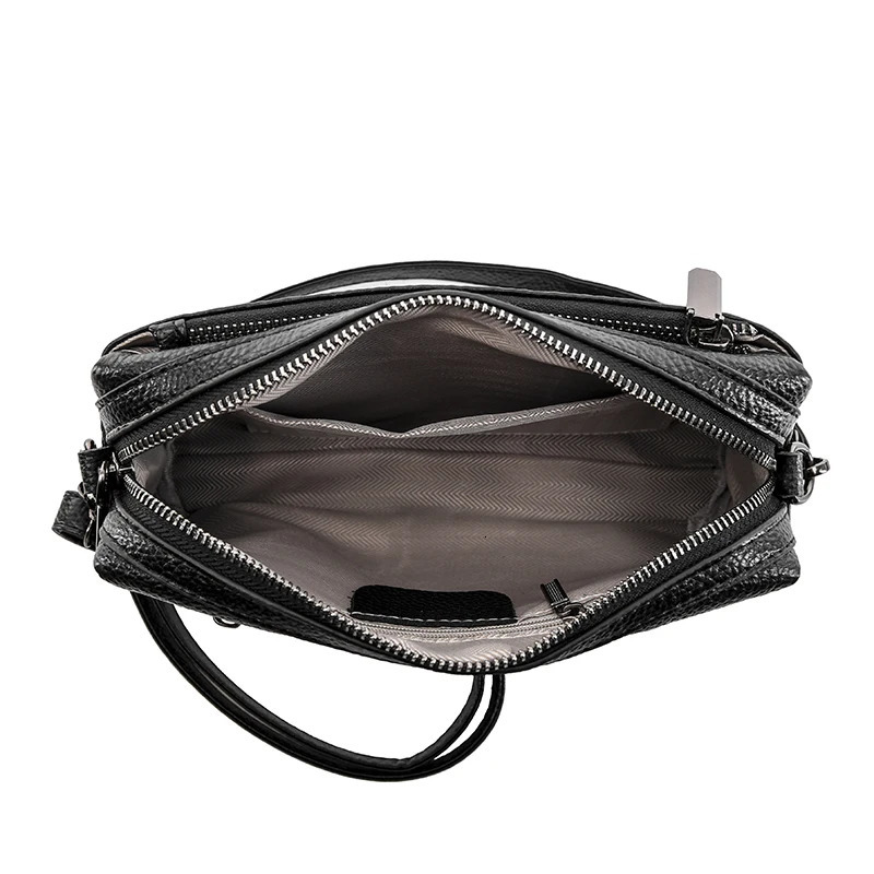 High quality soft leather handbag womens bag cowhide leather shoulder cross body womens bag womens handbag 241113