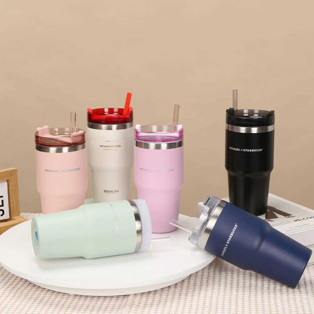 Hot travel g 304 stainless steel 20oz inflatable water bottle with straw hot travel cup used for camping and hiking trips Y241114