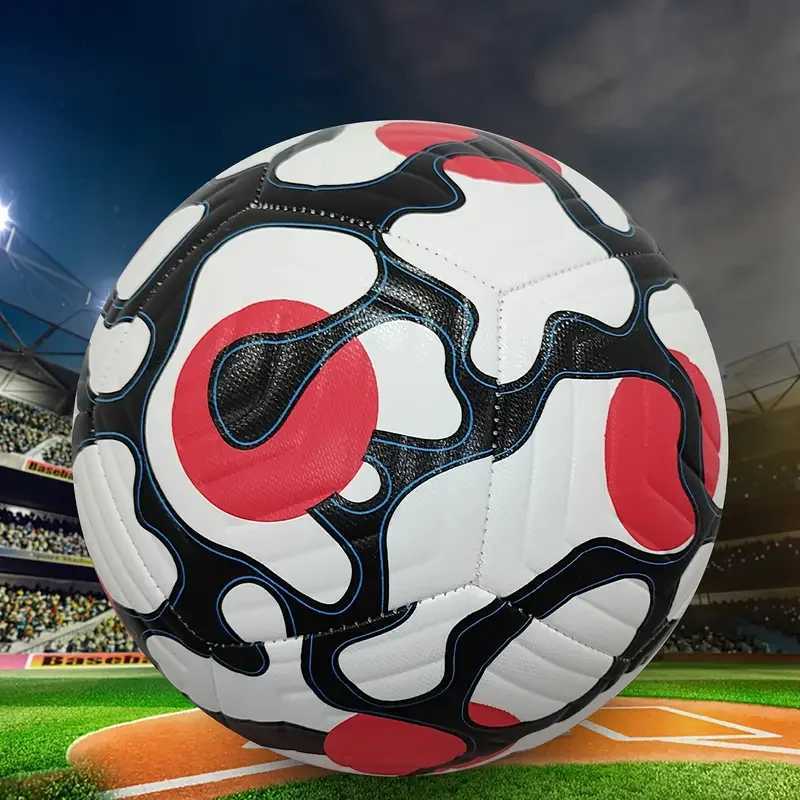 1 piece size 5 machine professional football ball professional wear-resistant PU material ball used for indoor and outdoor entertainment W241113