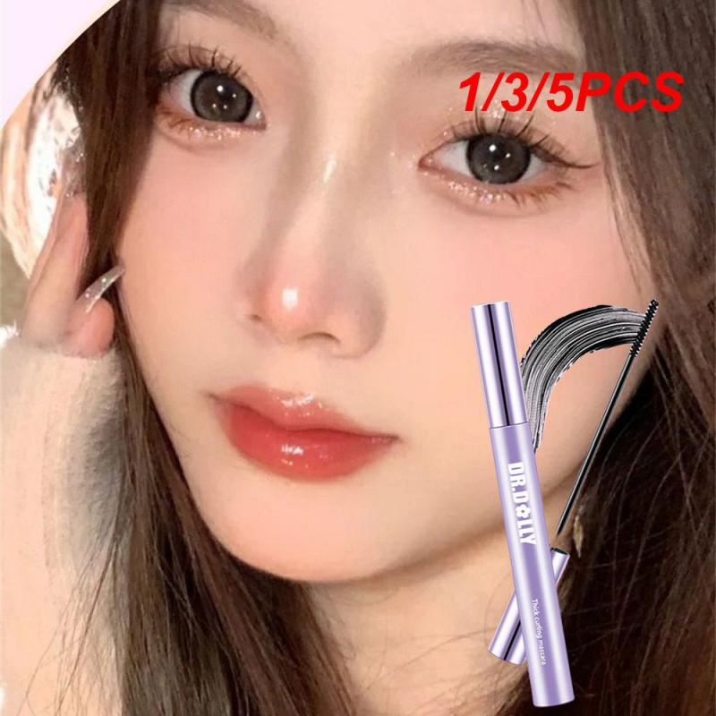 a Evenly PCS Waterproof Mascara Black Adhered Small Brush Eyes Eyelash Primer Slim Slender And Thick Defining