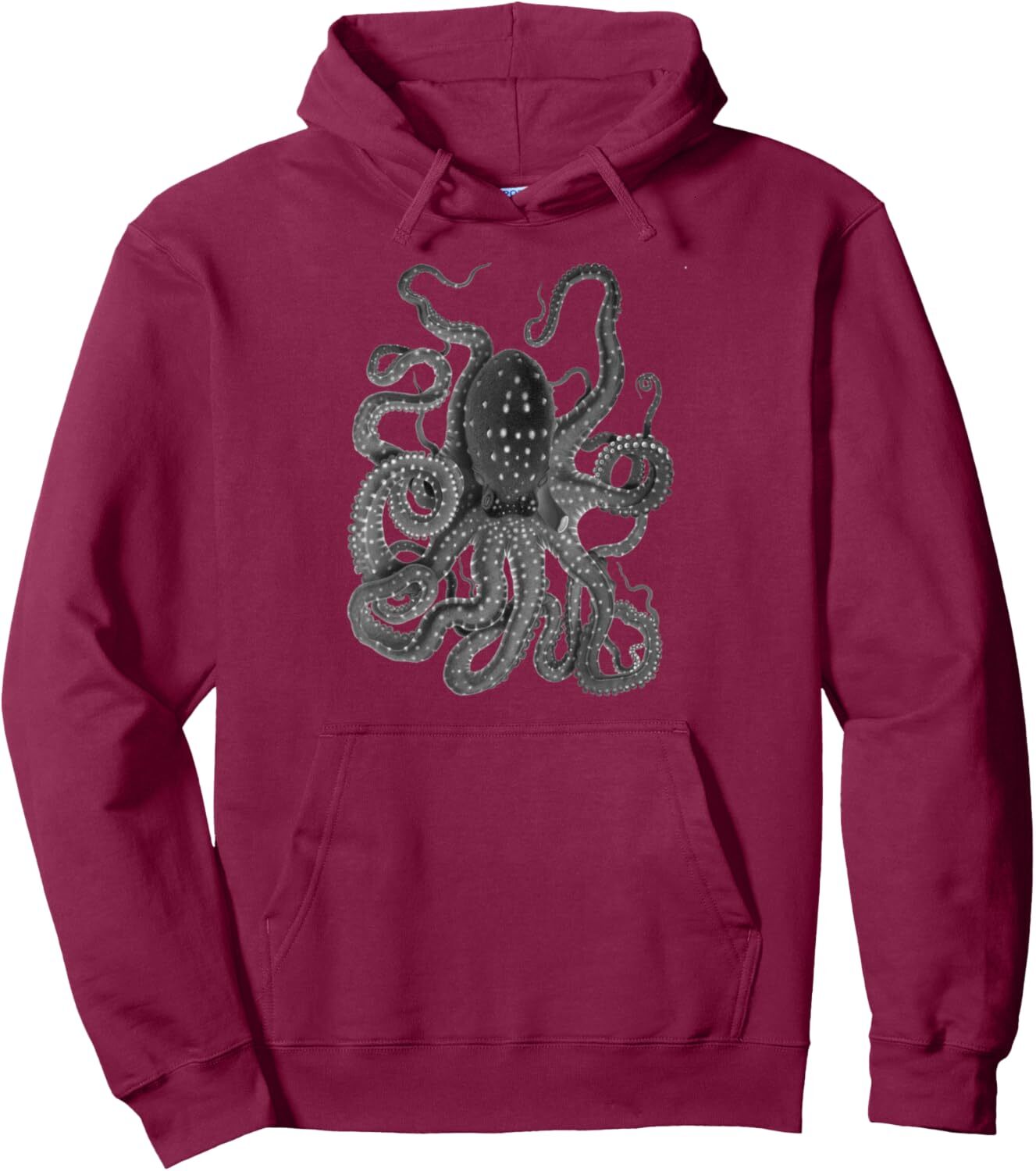 Hoodie for Mens Womens - Black Octopus Hoodie Pullover Hoodie Graphic Hoodies sweatshirt