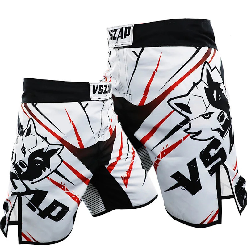 MMA shorts mens boxing pants VSZAP Taekwondo training grab shorts gym breathable martial arts Muay Thai cage fighting suit 241113