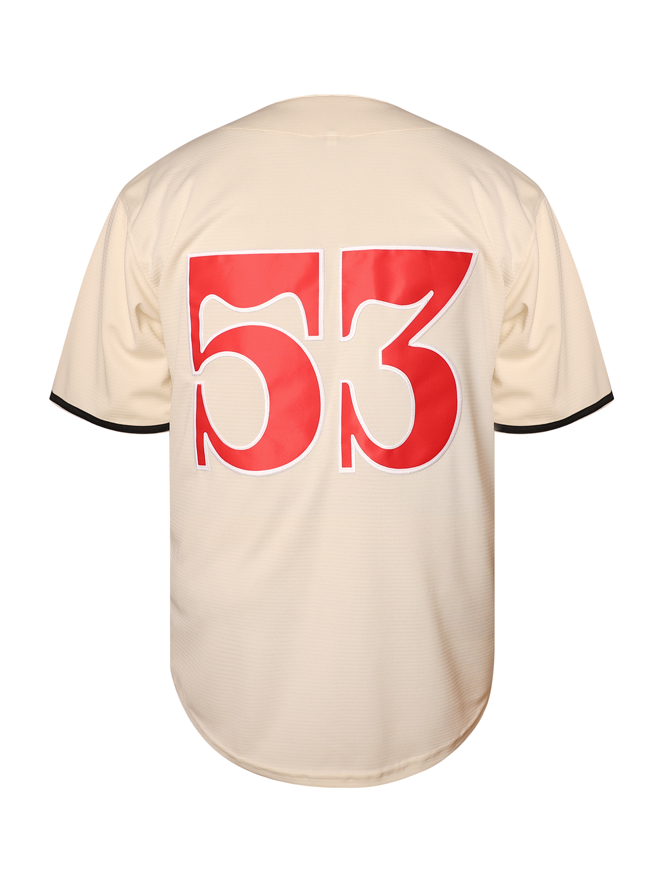 53 Beige Baseball Jersey Stitched Personalized Name Number comfortable and breathable sports Jersey