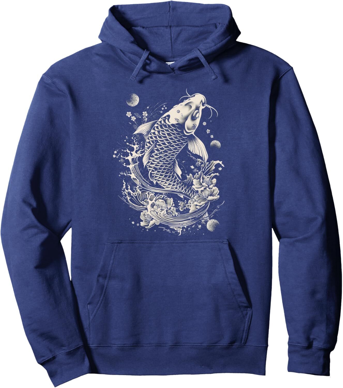 Hoodie for Mens Womens Koi Fish Japanese Art Zen Buddhism Meditation Design Graphic Pullover Hoodie Graphic Hoodies sweatshirt