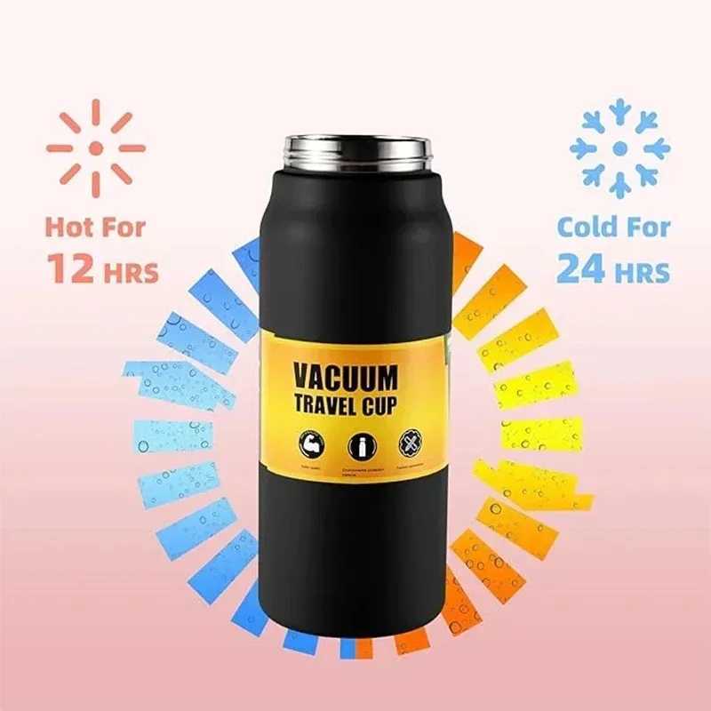 Vacuum stainless steel cup hot cold hot stainless steel water bottle Y241114