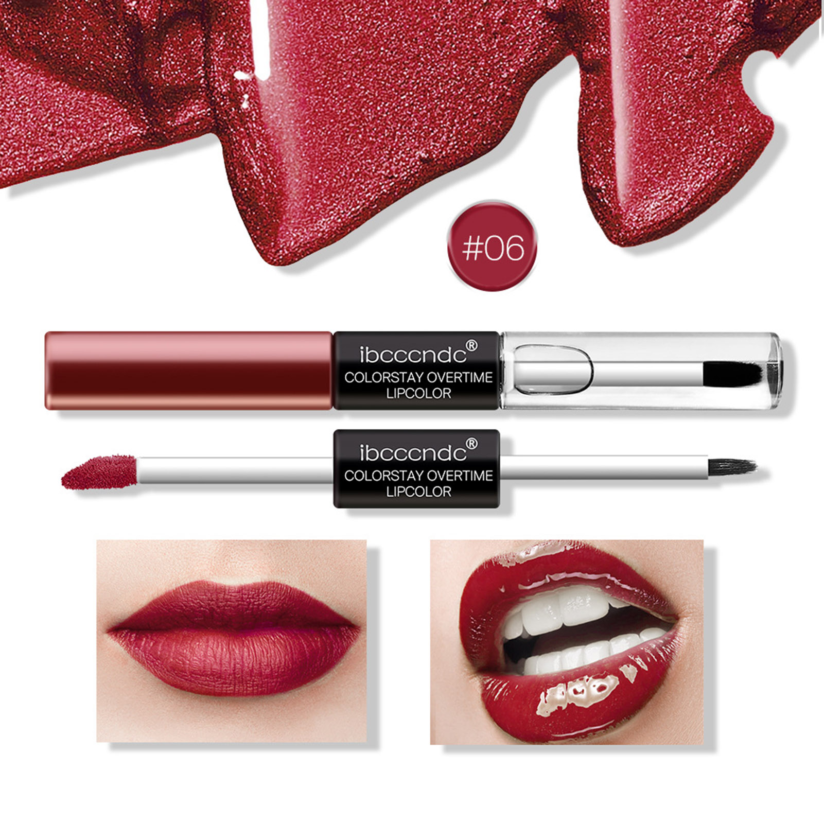 c Top Lipstick Lip Matte Gloss Coat Professional Easy Apply Sweat Proof For Daily Official Makeup stick