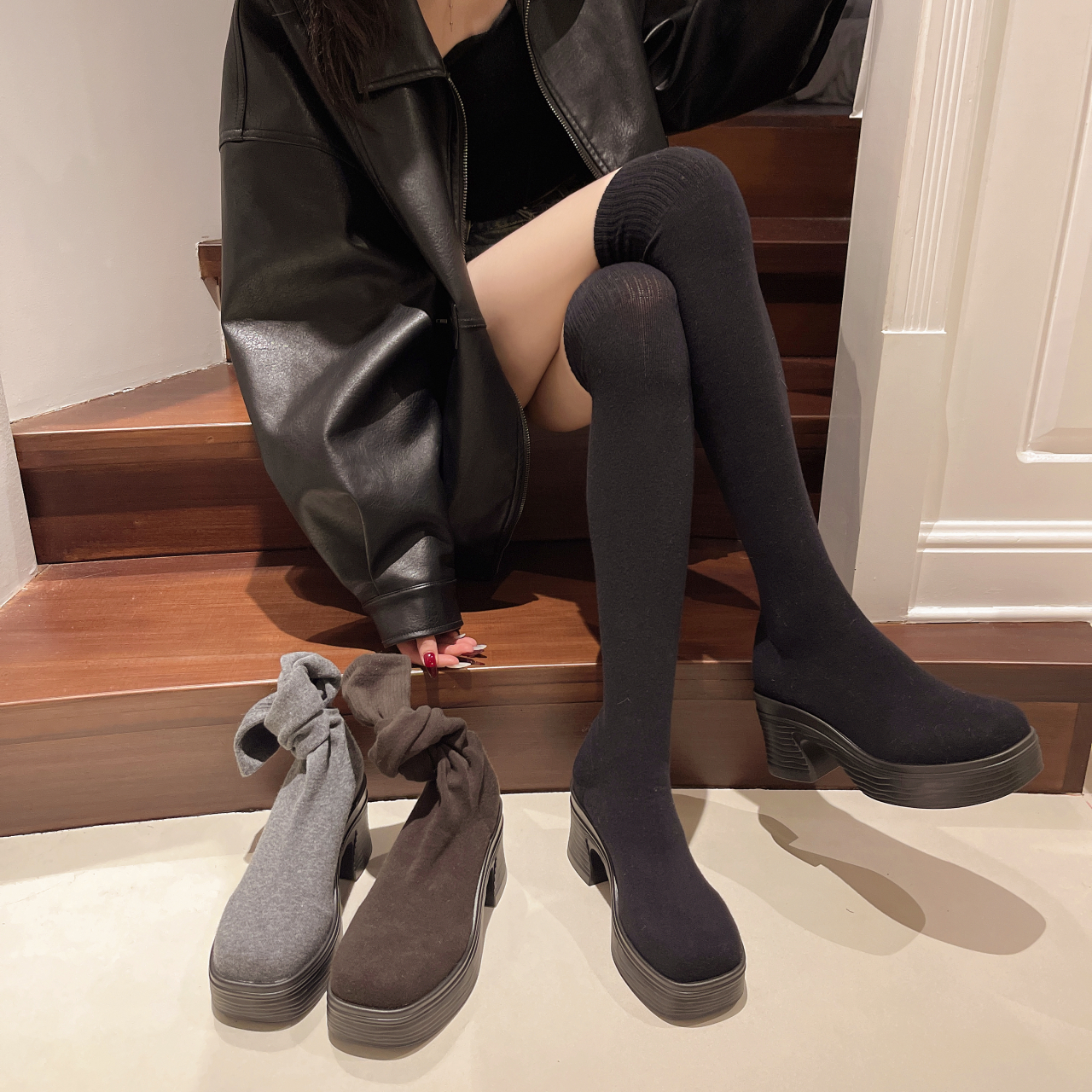 Chic Ladies' Thigh High Boot Collection - Versatile Fashion Accessory
