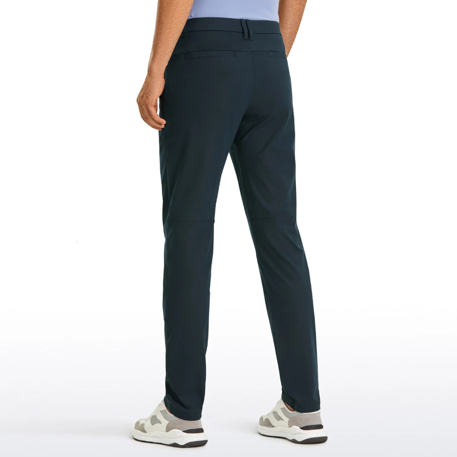 CRZ Yoga Mens All Day Comfortable Golf Pants -34 inch Quick Dry Lightweight Work and Leisure Backpack 241114