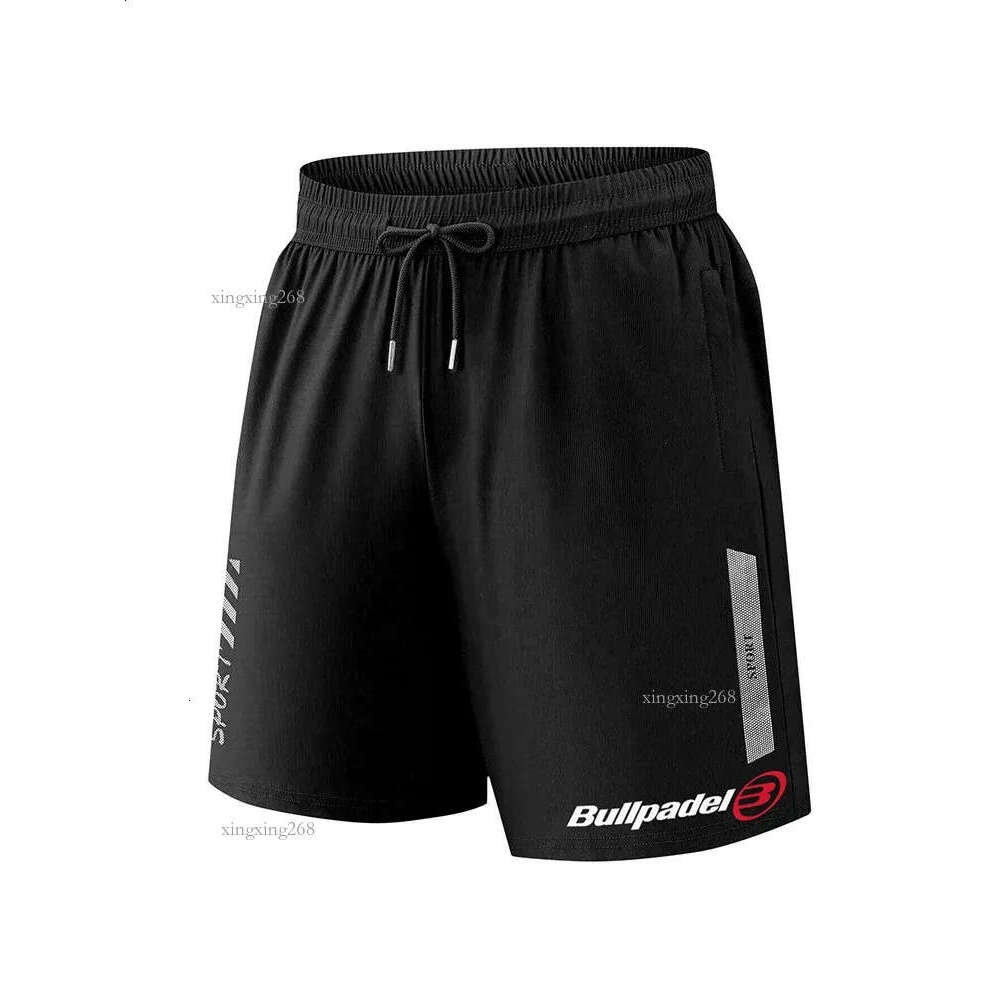 Bullpadel Summer Mens Beach Pants Breathable Casual Shorts Basketball Sports 240819