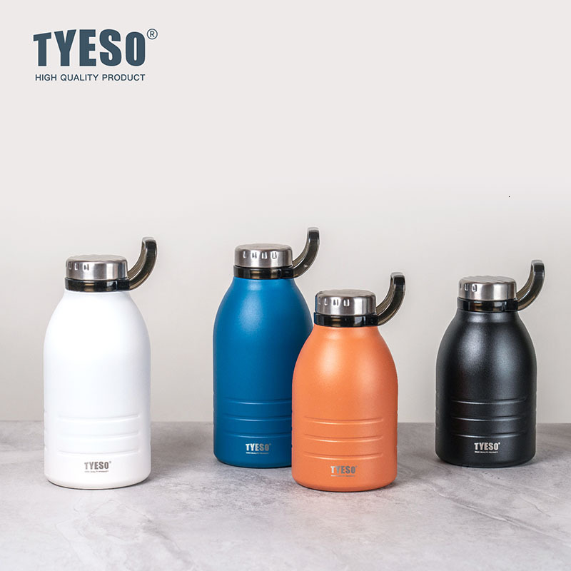 TYESO Ts-8818/Ts-8819 1500Ml/1900Ml Insulated Tumbler Stainless Steel Vacuum Thermos Sport Water Bottle With Straw W260226