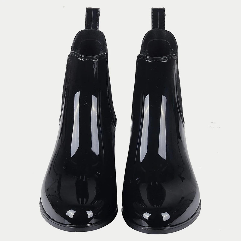 Asgard Women Fashion Rain Boots Summer Soft Short Ankle Rain Boots Flat Heels Rubber Boots Outdoor Non-slip Waterproof Rain Boot 241114