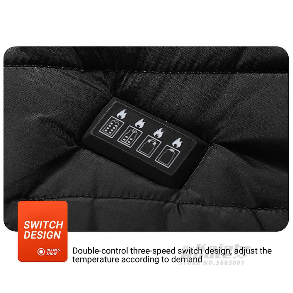 19 zone self heating vest mens womens USB vest warm clothes fishing camping washable winter jacket 241111