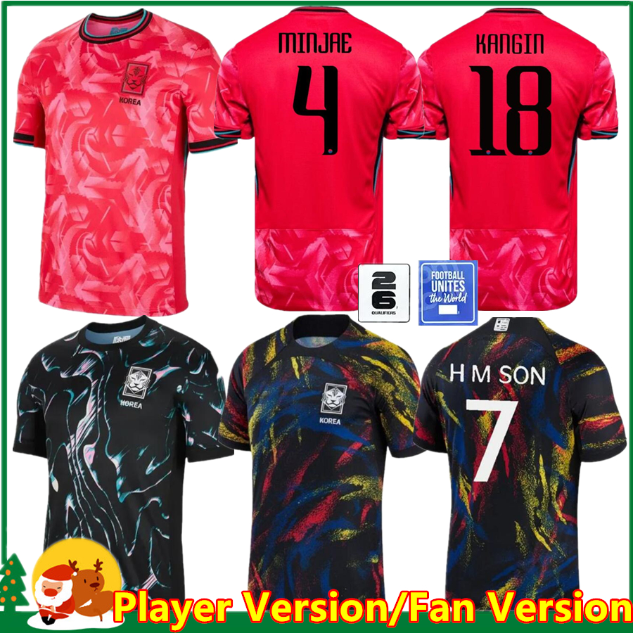 2024 South Korea soccer jersey 23 24 Home Red SON KIM HWANG LEE JEONG SUNG LEE KWON National team shirt Football uniform