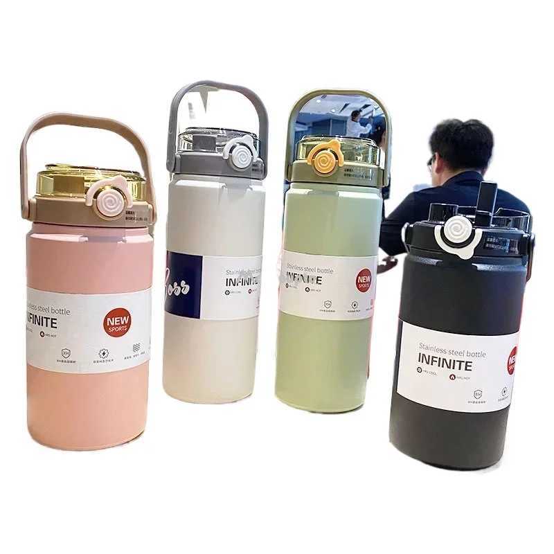 1000ml stainless steel hot cup 316 large capacity twisted pair hot bottle portable high-quality hot cup kettle Y241114