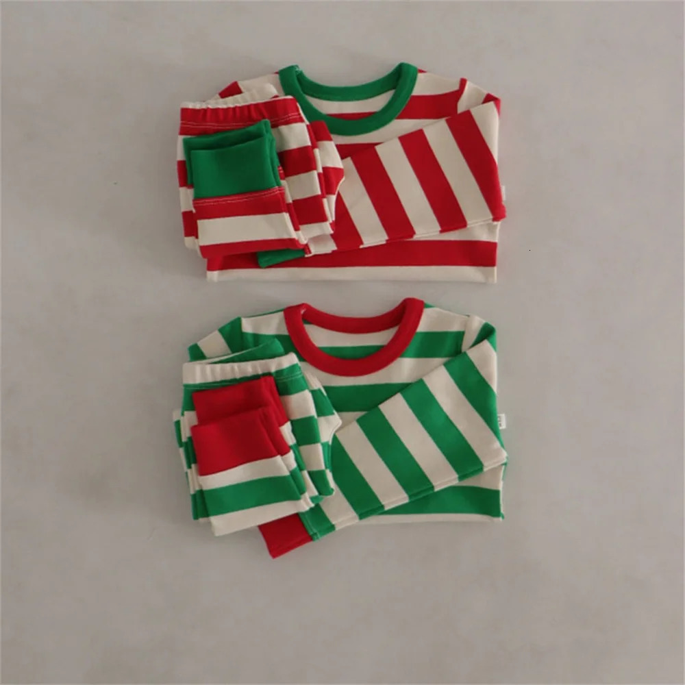 born baby Christmas pajamas set boys and girls clothing long sleeved jumpsuit Years clothing baby home clothes 241114bj