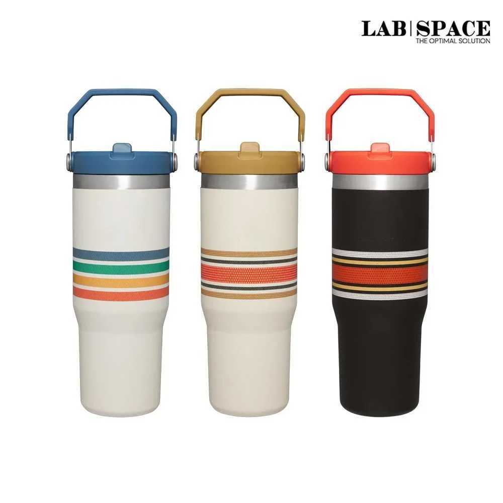 Used for 30 ounce flow cups stainless steel coffee cups with lids and handles for vacuum leaks Y241114
