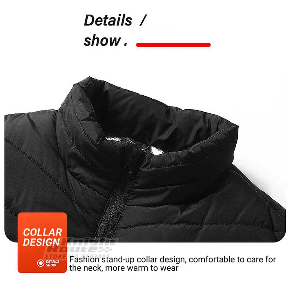 19 zone self heating vest mens womens USB vest warm clothes fishing camping washable winter jacket 241111