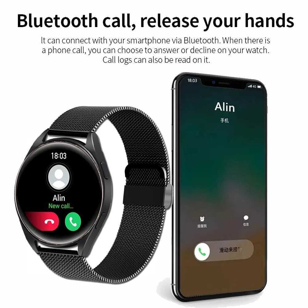 6 Classic smartwatches for men and text calling 1.32 inch HD 128 * 160 health monitoring Mtifunction sports business watch Y241114