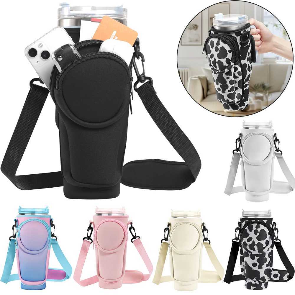 40 ounce water bottle bag with adjustable shoelaces used for water bottle bags in Insulated Sle boxes Y241114