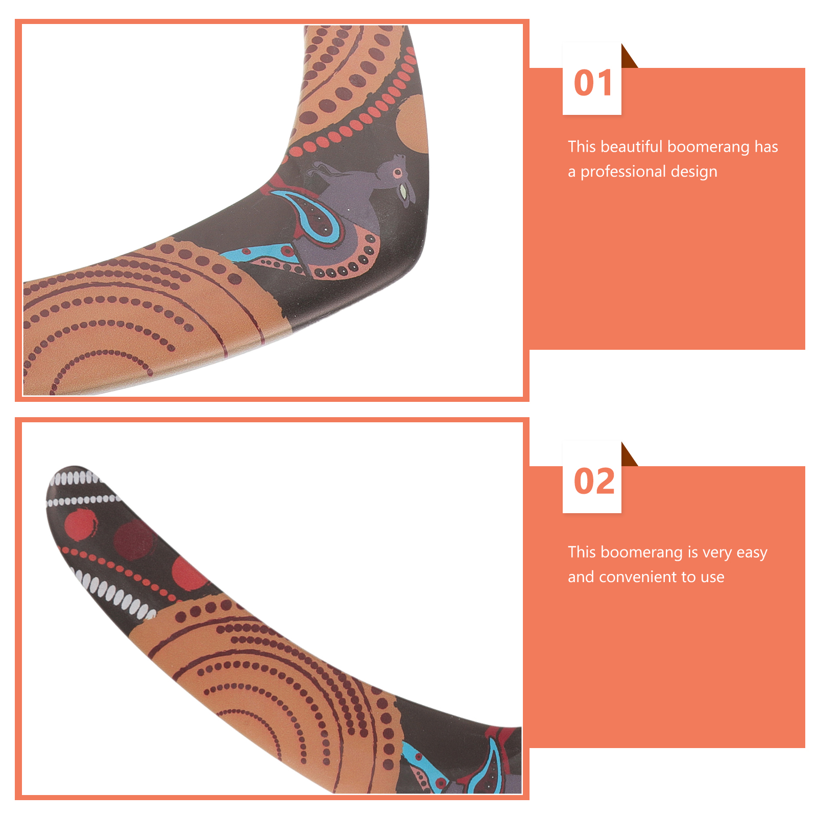 Boomerang Toy Adult Fun Throw and Catch Outdoor Flying Boomerangs Sports Eva Foam Professional