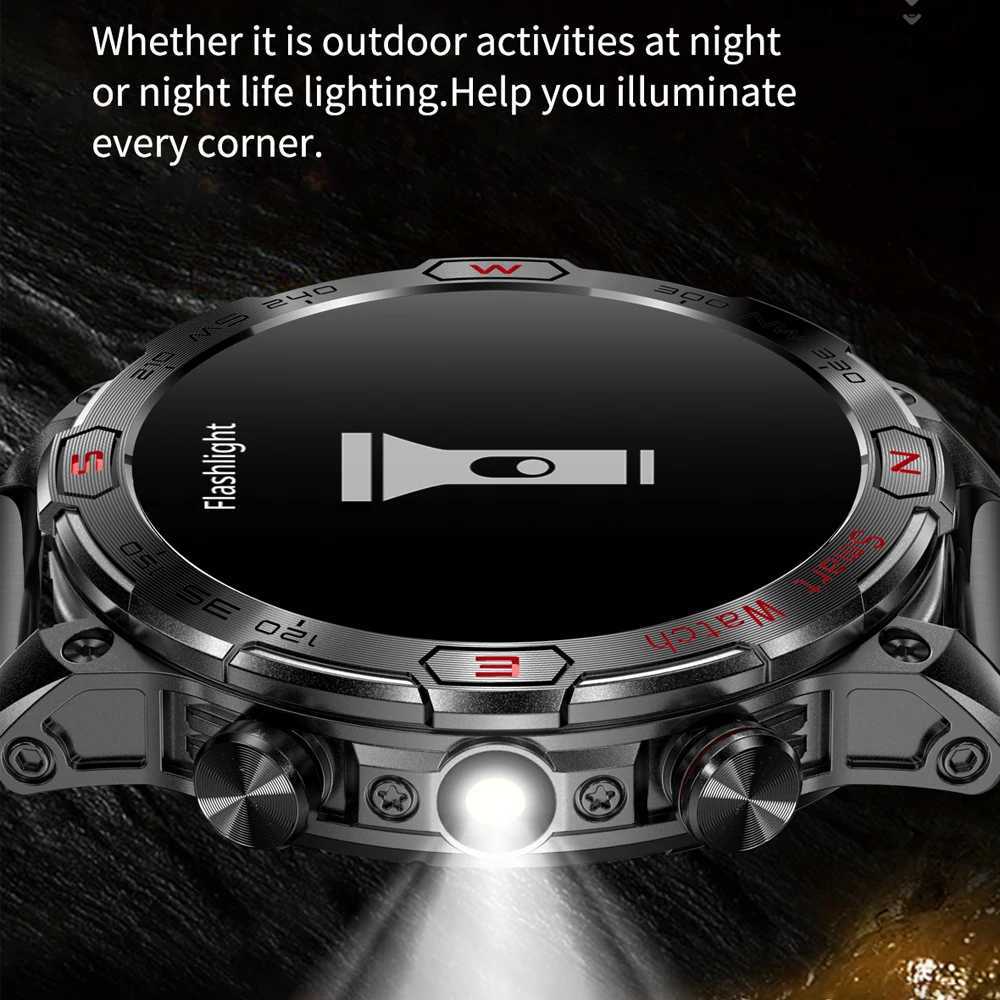 2024 New True AMOLED Smart Watch for Men with 450mAh Battery Fitness Tracker IP68 Waterproof Call Smart Watch Y241114