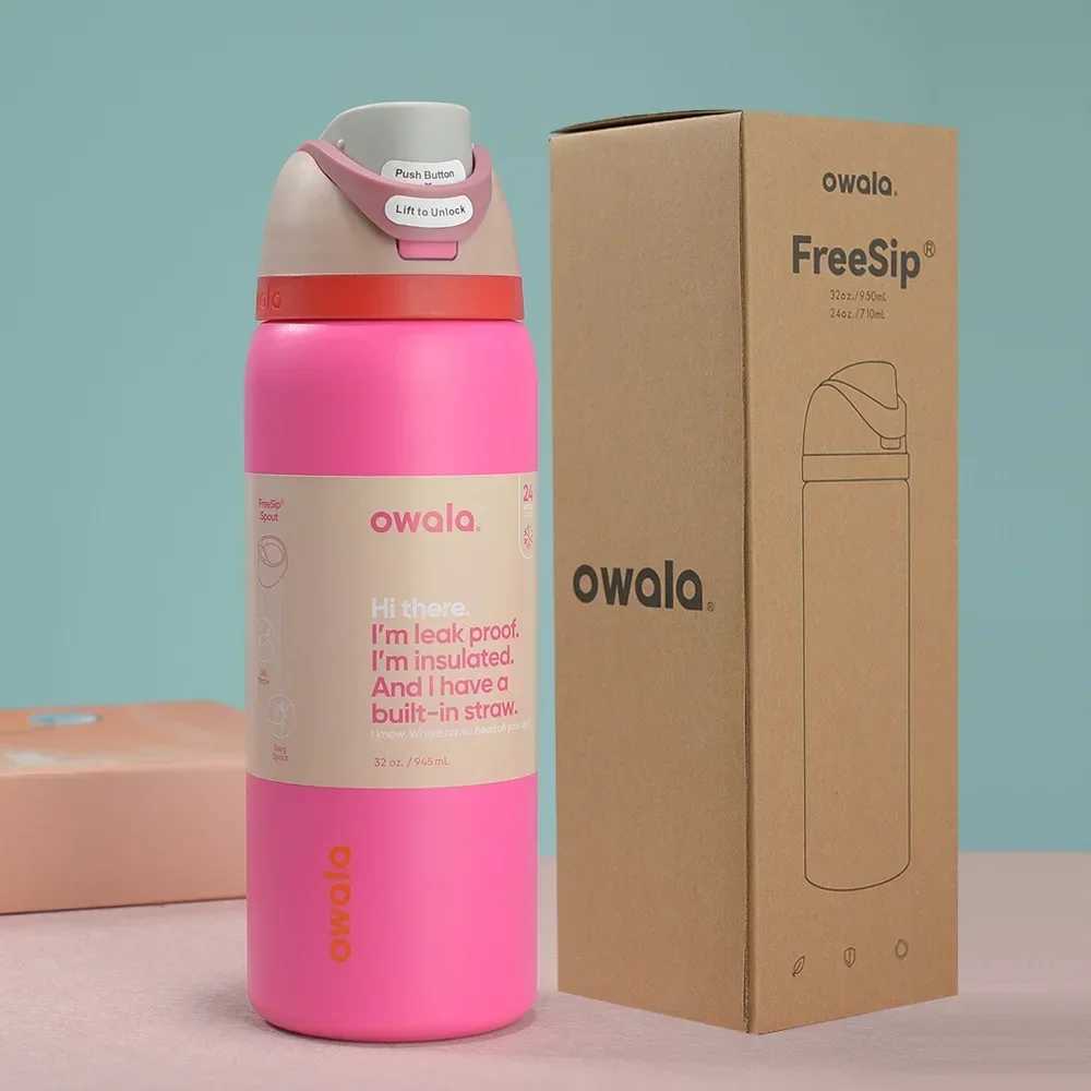 Owala stainless steel vacuum cleaner with Insulated Sports Water Bottle perfect Cpanion for your outdoor adventure Y241114