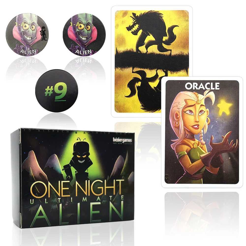 2023 Board Game One Night Ultimate Werewolf DAWn Vampire Alien Super Valian Bonus Character ParTY Family W241114