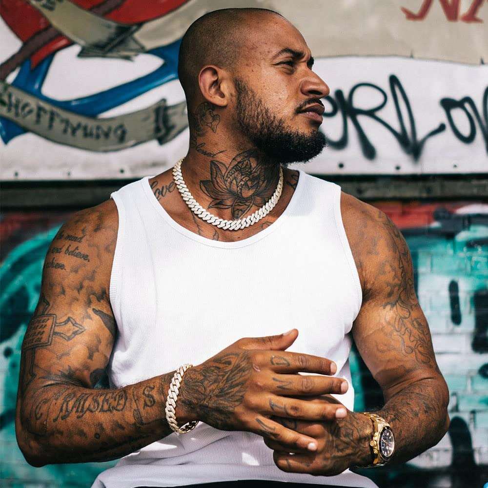 miami cuban k men 14MM wide 2 row dia prong iced out chain necklaces rapper hip hop jewelry designer necklace woman gift for girl
