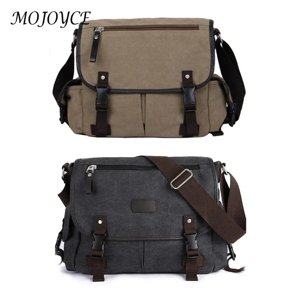Unisex Laptop Shoulder Bag Large Capacity Messenger Handbags Multi Pockets 14 Inch Pouch Adjustable Strap for School Work 241111