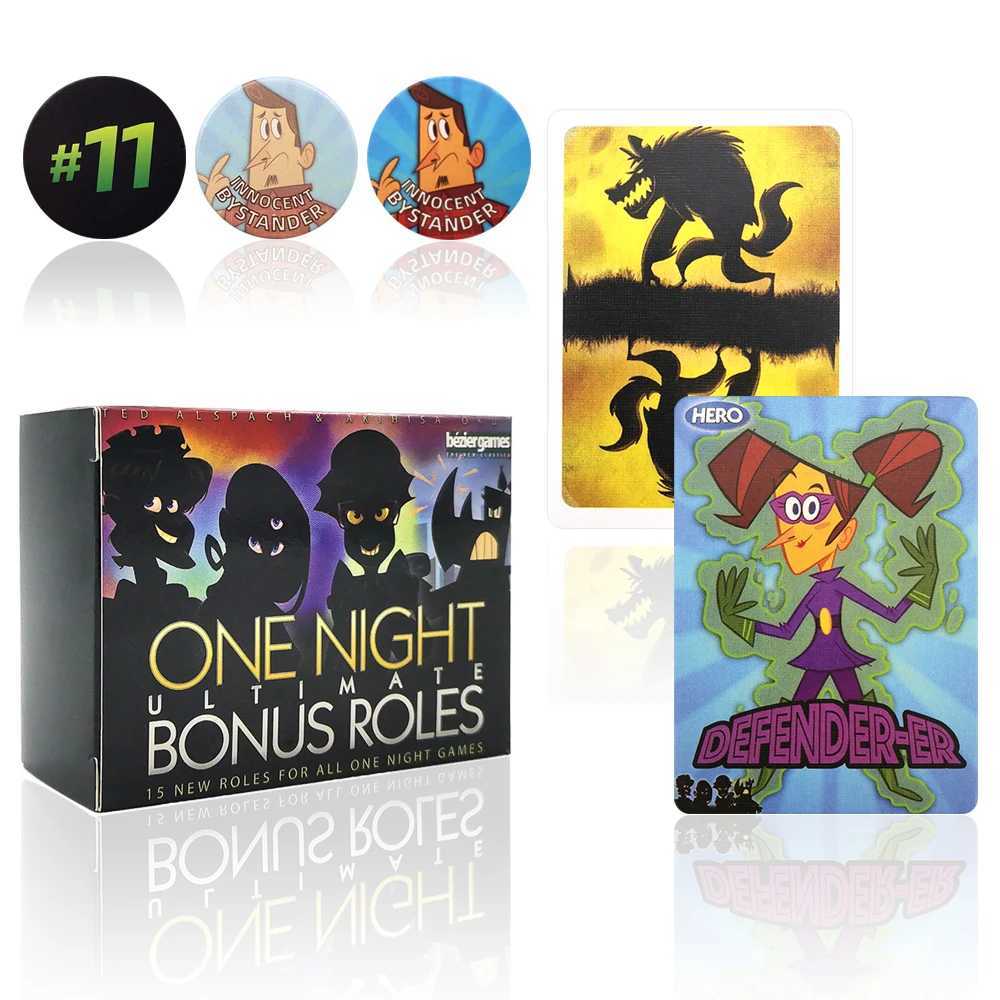 2023 Board Game One Night Ultimate Werewolf DAWn Vampire Alien Super Valian Bonus Character ParTY Family W241114