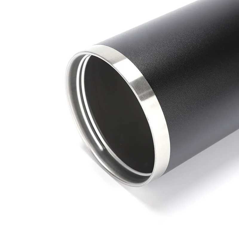 20-30 oz handheld car cup stainless steel insulated cup outdoor portable double-layer car straw cup Y241114