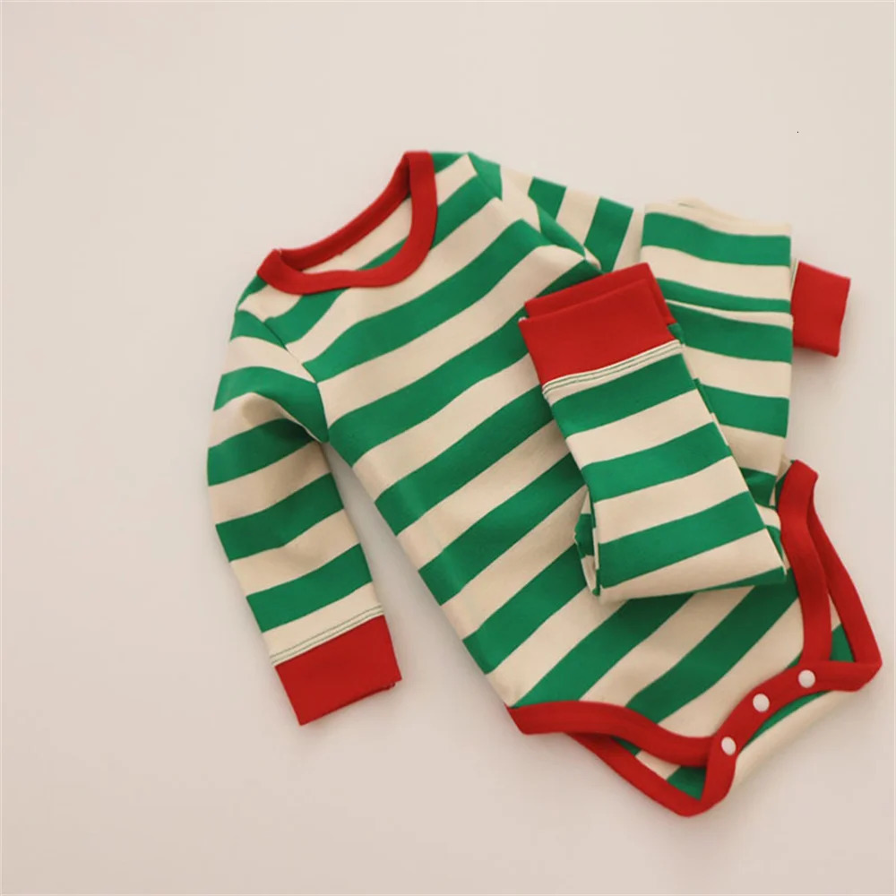 born baby Christmas pajamas set boys and girls clothing long sleeved jumpsuit Years clothing baby home clothes 241114bj