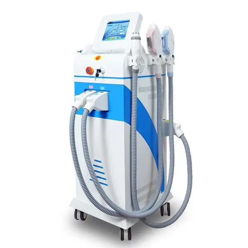 Hot sale 4 in 1 Rf Laser Hair Removal ipl opt nd yag Acne freckles remove q switch Tattoo removal Machine For Salon