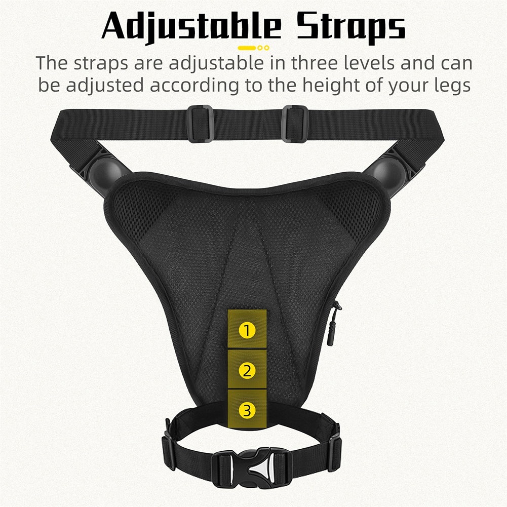 Drop Leg Bag Crossbody Shoulder Purse Expandable Motorcycle Leg Bag Waterproof Motorcycle Waist Pack for Cycling Hiking Climbing