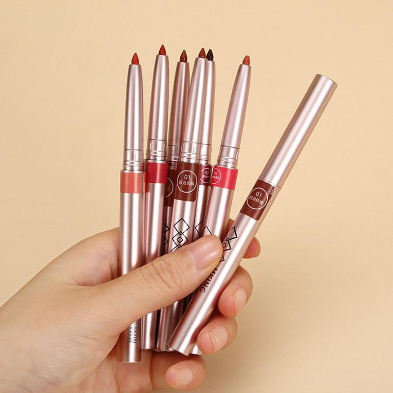 d Lip Pencil New Matte Liner Nude Contour Lipliner Lipstick Waterproof Long Lasting Pen Tinted Cosmetics liner stick