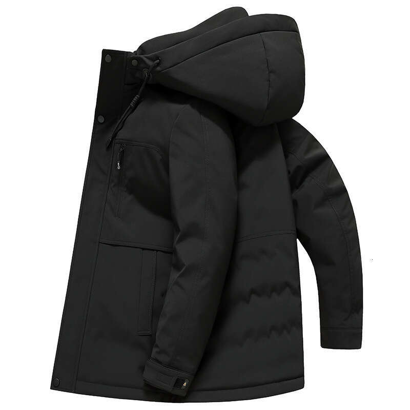 men's jacket designer autumn thick down jacket keep warm hooded jacket outdoor casual windbreaker winter puffer long sleeve coat windproof classi