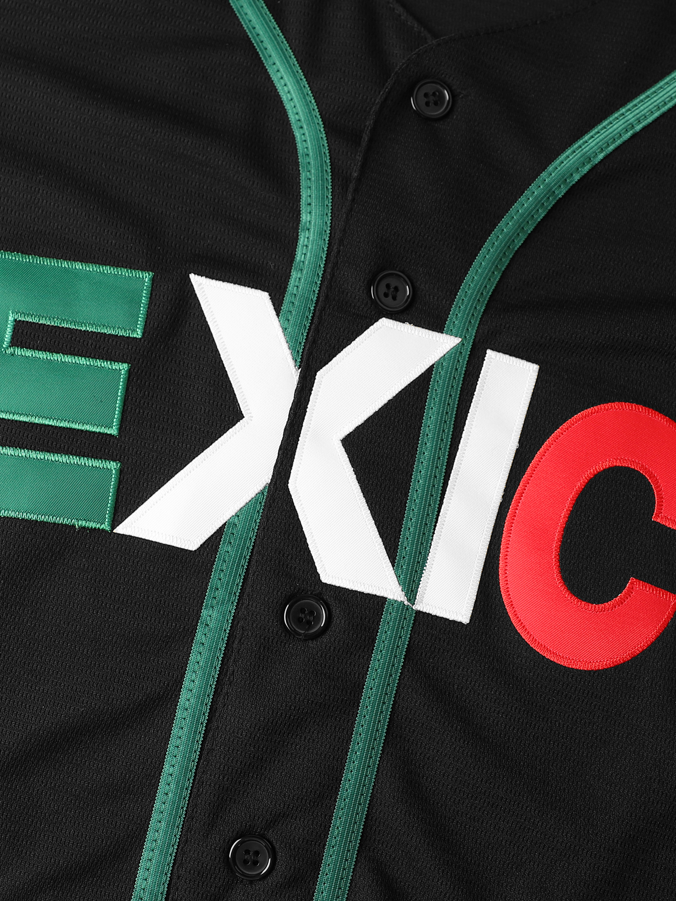 Mens Mexico Baseball Jersey - Classic Retro-Style Letter Embroidery Design, Ultra-Breathable Fabric, Short Sleeve - Perfect for Training and Competiti