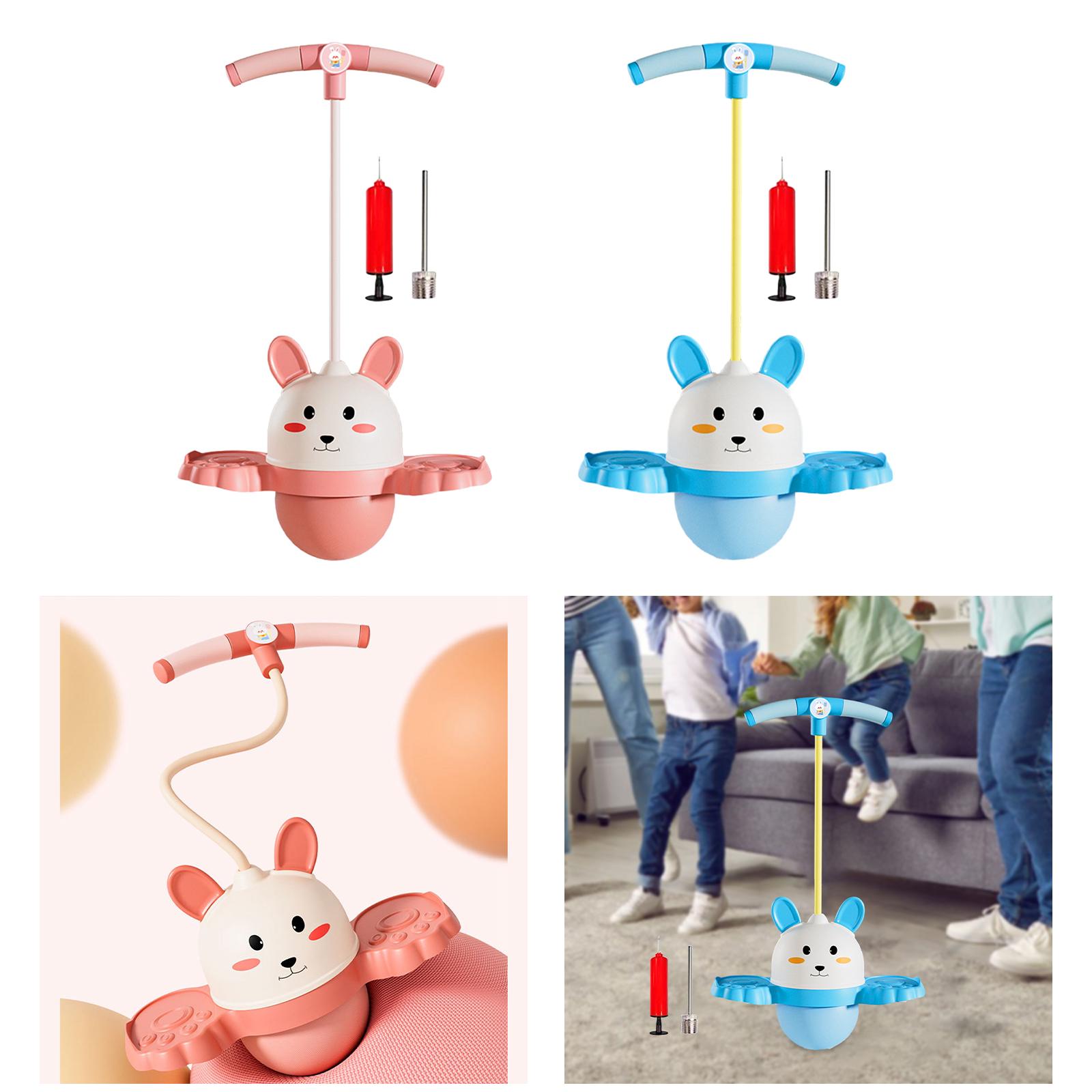 Pogo Ball with Handle Funny Exercise Pogo Stick for Exercise Balance Ability