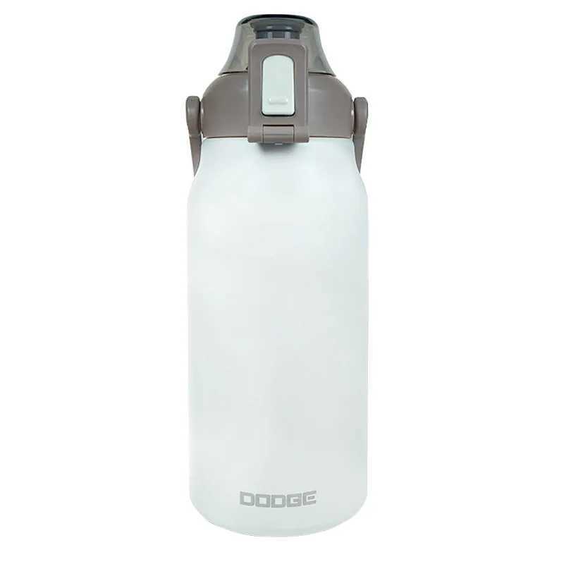 Large capacity crazy cup with high aesthetic value portable big belly cup with straw 1.7L student travel water bottle Y241114