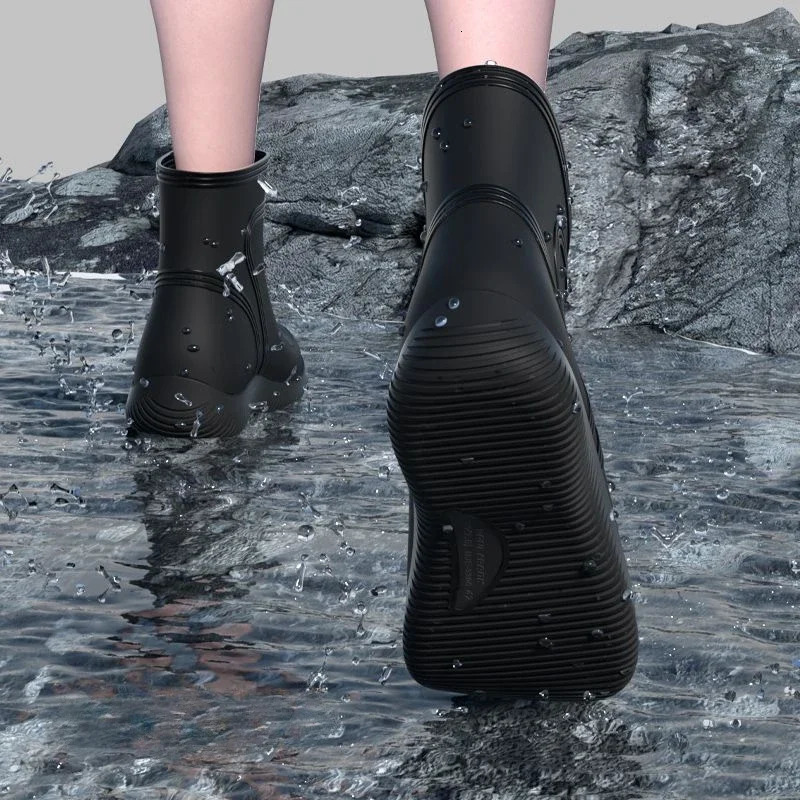 Wear-resistant Man Shoes Fishing Non-slip Work High Quality Rain Boots for Men er On Offer Original Garden Wellies Outdoor 241114