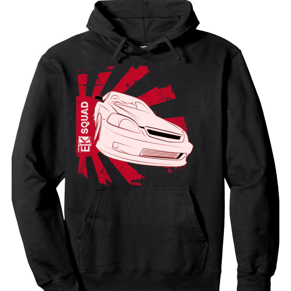 Hoodie for Mens Womens EK JDM EK Squad Japan car hoodie Graphic Hoodies sweatshirt
