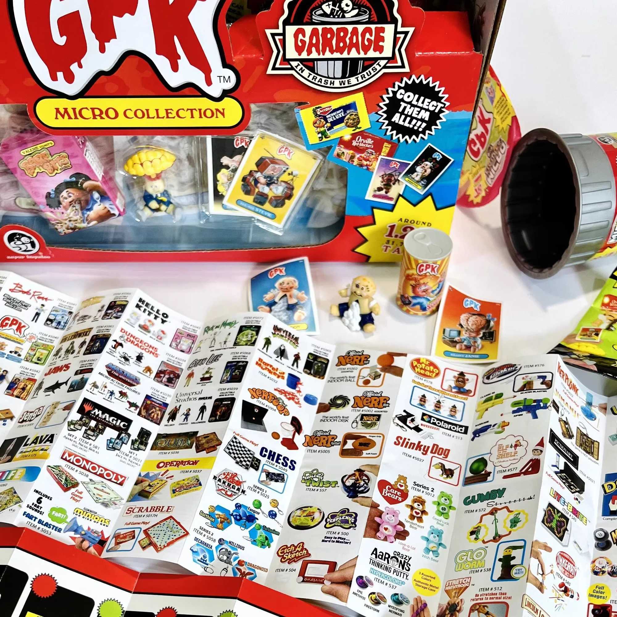 Micro Figures GPK Garbage Pail Kids Blind Box Mini Doll Gifts Toy Model Anime Figures Collect Ornaments W241114