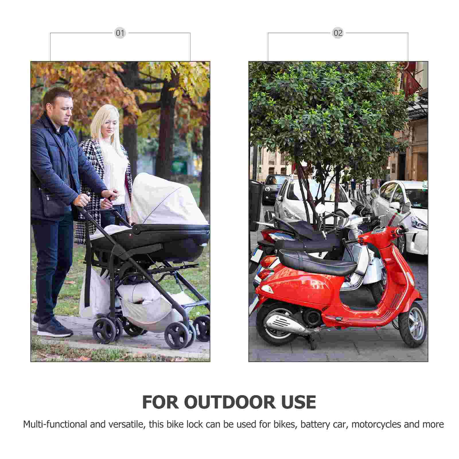 Portable Anti-Theft Ski Lock Board Lock Light Small Retractable Safety Wire Rope Steel Cable Lock Bicycle Lock Ski Accessories smile