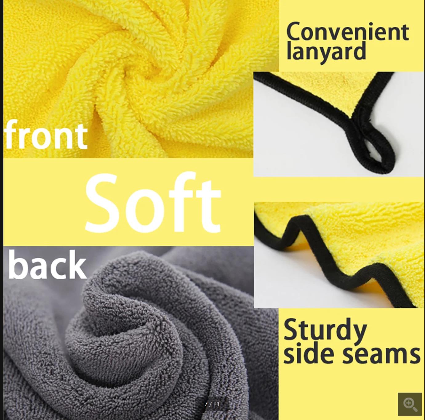 Quick-drying Dog and Cat Towels Soft Fiber Towels Absorbent Bath Towel Pet Bathrobe Convenient Cleaning Towel Dog Accessories
