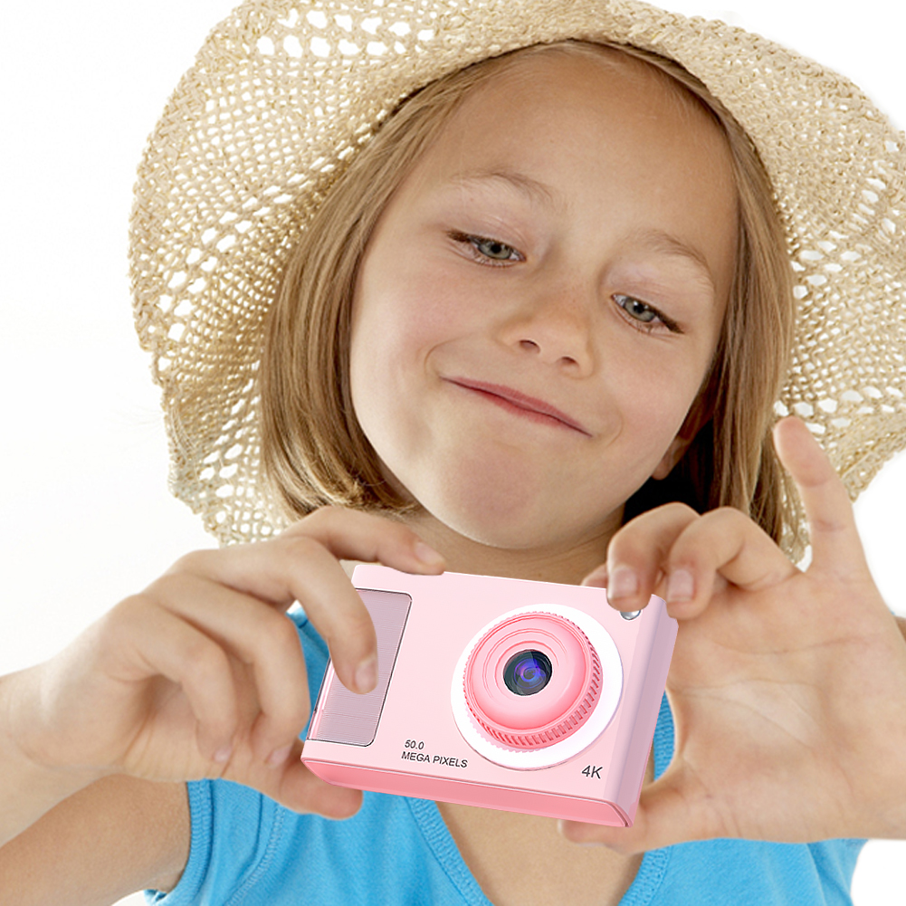 CCD Camera HD 1080P 48MP Dual Lens Portable Kids Camera Anti Shake Kids Digital Camera Support 32GB Card for Boys Girls Children