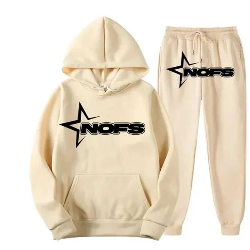 2024 men and women of the same fashion trend hoodie casual two-piece suit jacket pants fashion brand printing size S-3XL X2503121