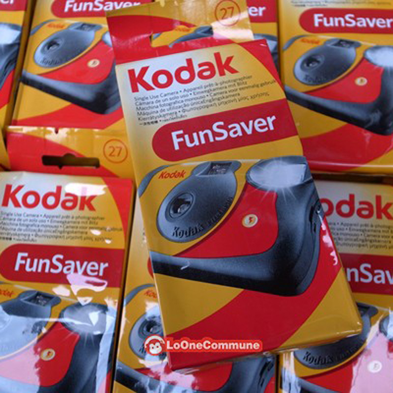 Original Kodak FunSaver Single Use Camera With Flash Disposable Point-and-Point Film Cameras 27 Sheets